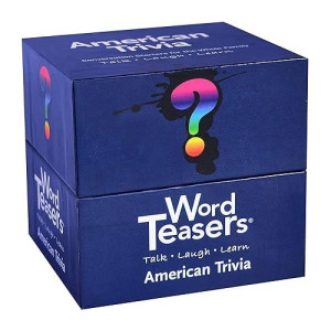 ? Word Teasers American Trivia - Trivia Game For Adults & Kids - Interesting & Fun Trivia Questions About The United States - 150 Trivia Cards For Kids, Teens & Adults