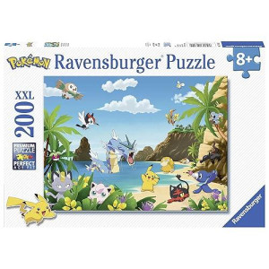 Ravensburger - Children'S Puzzle - Puzzle 200 P Xxl - Catch Them All! - Pok