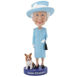 Royal Bobbles Queen Elizabeth Ii Collectible Bobblehead Statue