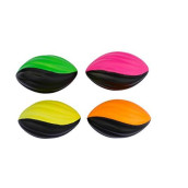 Lmc Products Mini Footballs - 5? Spiral Foam Footballs - Small Footballs For Kids - Kids Football - Toddler Football 4 Pack (Green, Yellow, Orange, Pink)