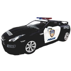 Kinsmart 2009 Nissan Gt-R R35 Police Edition 5" 1:36 Scale Die Cast Metal Model Toy Car W/Pullback Action