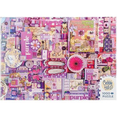 Cobble Hill Purple Jigsaw Puzzle (1000 Piece)