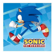 Amscan Sonic The Hedgehog Luncheon Napkins (16 Ct)