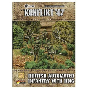 Konflikt 47 British Automated Infantry With Hmg Box - Metal