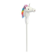 Aurora - Ride-On - 37" Giddy Up Stick Unicorn - White