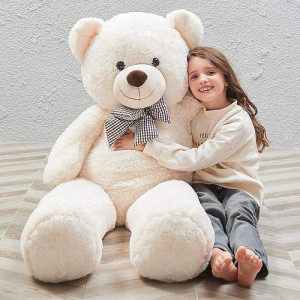 Maogolan Giant Teddy Bear 4Ft Big Teedy Bear Stuffed Animals Plush Toy Soft Bear Stuffed Animal Birthday Gift 47 Inches For Girlfriend Children