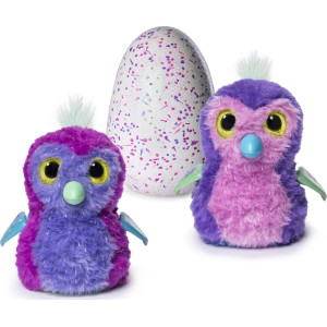 Hatchimals Glittering Garden, Hatching Egg, Interactive Creature - Sparkly Penguala By Spin Master