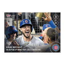 Mlb Chicago Cubs Kris Bryant #398 Topps Now Trading Card