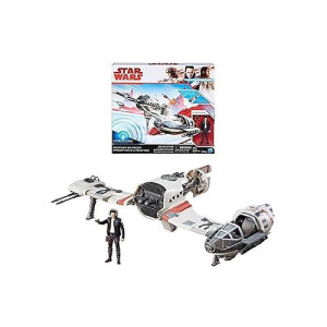 Star Wars Force Resistance Ski Speeder And Captain Poe Dameron Figure