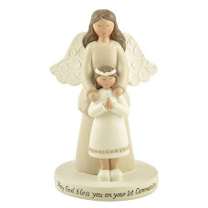 Blossom Bucket First Communion Girl/Angel On Base Home D