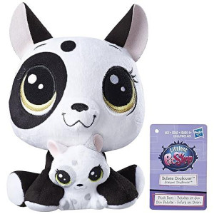 Littlest Pet Shop Bullena Doghouser And Scamper Doghouser Plush Pairs