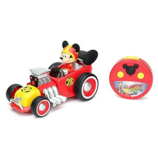 Jada Toys Disney Mickey Roadster Racer Rc Vehicle Red, Standard