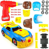 Big Mo'S Toys Build Your Own Race Car - Stem Toy Racing Car For Kids Gift,1Xbuildable Car Set
