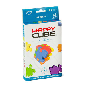 HAPPY HcO300 Original cardboard Box 3D Puzzle, Pack of 6