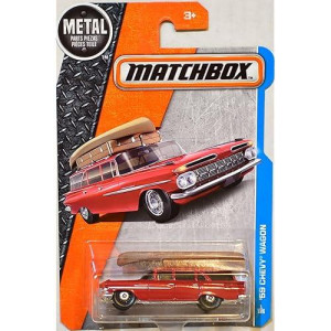 Matchbox 2017 Metal Parts Piezas '59 Chevy Wagon, Red