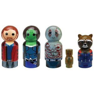 Bif Bang Pow! Guardians Of The Galaxy Vol. 2 Pin Mate Wooden Figure Set