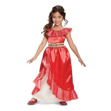 Disney Elena Of Avalor Adventure Deluxe Girls' Costume, Size Medium (7-8)