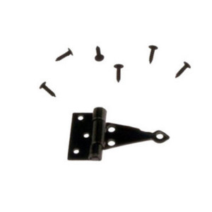 Melody Jane Dollhouse 4 Silver Black T Hinges Miniature Diy Fixtures & Fittings Hardware