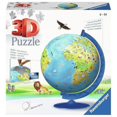 Ravensburger - 12339 3D Puzzle World Map Xxl 180 Pieces