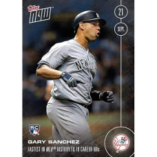 Mlb Ny Yankees Gary Sanchez #486 Topps Now Trading Card