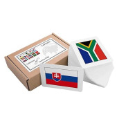 242 Complete Collection Of Country Flags Flashcards (2024 Version) | Sturdy, Water Resistant, Standard Playing Card Size