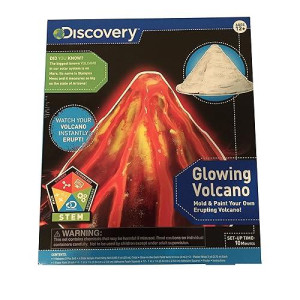 Discovery Glowing Volcano - Mold And Paint Kit Kids