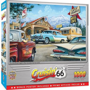 Masterpieces 1000 Piece Jigsaw Puzzle For Adults, Family, Or Kids - On The Road Again - 19.25"X26.75"