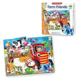 The Learning Journey My First Big Floor Puzzle - Farm Friends - 12 Piece Toddler Puzzle (2 X 1.5') - Educational Gifts For Boys & Girls Ages 2 & Up, Multi