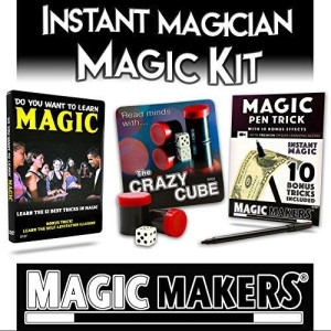 Magic Makers Instant Magician Magic Kit, Everything You Need To Get Started