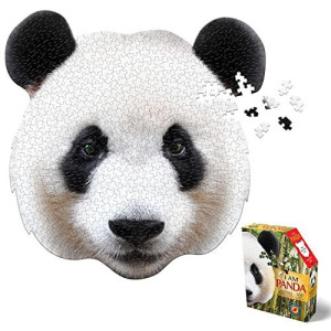 Madd Capp Puzzles - I Am Panda - 550 Pieces - Animal Shaped Jigsaw Puzzle
