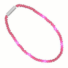 Blinkee Led Pink Hearts Love Bead Necklace