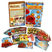 Virulence: An Infectious Virus Card Game - Educational Bidding Game For Kids 8+ - Perfect Biology Board Game For Kids, Teens, And Adults - Medical Science Gifts For Nurses, Doctors, Teachers