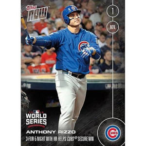 Mlb Chicago Cubs Anthony Rizzo #652A 2016 Topps Now Trading Card