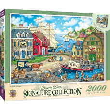 Masterpieces 2000 Piece Jigsaw Puzzle For Adults, Family, Or Kids - Seagulls Delight - 39"X27"