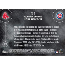 Mlb Chicago Cubs David Ortiz/Kris Bryant Os-1 2016 Topps Now Trading Card