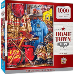 1000 Piece Jigsaw Puzzle For Adult, Family, Or Kids - Neighborhood Patrol By Masterpieces - 19.25"X26.75" - Family Owned American Puzzle Company