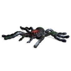 Bohs Rubber Jiggly Spider - Stretch & Squeeze - Realistic Big Soft Stretchy - Halloween Squishy Toy - Prank Bugs