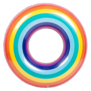 Sunnylife Inflatable Pool Float Inner Tube Floating Ring- Rainbow