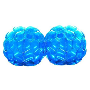 Gobrobrand Bubble Bumper Balls 2 Pack Of Inflatable Buddy Hamster Bbop Ball Set - Used Also As Giga Sumo Wearable Human Zorb Soccer Suits For Outdoor Play. Size: 36" For Kids & Adults Of All Ages