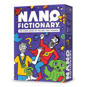 Looney Labs Nanofictionary Card Game - Creative Storytelling For All Ages