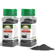 Spacecare Magnetic Iron Powder Filings For Magnet Education And School Projects, 2 Storages Jar (12 Ounces X 2) With Shaker Lids, 2 Pack