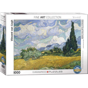 Wheat Field With Cypresses By Vincent Van Gogh 1000-Piece Puzzle, Model:6000-5307