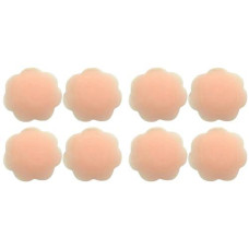 Fzbnsrko 4 Pairs Plum Blossom Women Girls Silicone Reusable Adhesive Nipple Cover Breast Pads Gel Petals Pasties Bra Pads