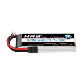 Hrb 3S Lipo Battery 5000Mah 11.1V 50C-100C Soft Case Rc Battery With Tr Connector For Helicopter Airplane Quadcopter Rc Airplane Rc Car Truck Boat