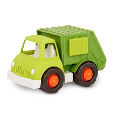 Battat- Wonder Wheels- Recycling Truck - Toy Garbage Truck - 3 Compartments For Waste Management- Toy Vehicle For Toddlers - Recyclable - Recycling Truck- 1 Year +