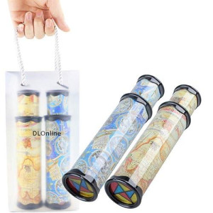 2Pack Mseeur Magic Kaleidoscope,Best Birthday Gift For Children.(Two Colours)