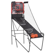 Redline Alley-Oop Single Basketball Shootout With Quick Connect Easy-To-Assemble Frame And Compact Fold-Up Design For Easy Storage 26 Pounds