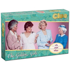 Clue The Golden Girls Board Game | Golden Girls Tv Show Themed Game | Solve The Mystery Of Who Ate The Lastpiece Of Cheesecake |Officially Licensed Golden Girls Merchandise | Themed Clue Mystery Game