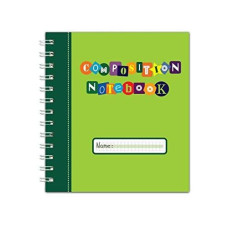 Channie'S Youth Composition Notebook - Handwriting Practice, Improvement Journal For Kids, Older Learners, & Special Needs Students, Calligraphy Workbook With Special Writing Blocks, Green