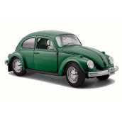 Volkswagen 1973 Beetle, Green - Maisto 31926 - 1/24 Scale Diecast Model Toy Car